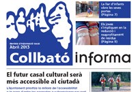 Portada del Collbató Informa d'abril