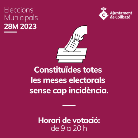 Inici jornada electoral