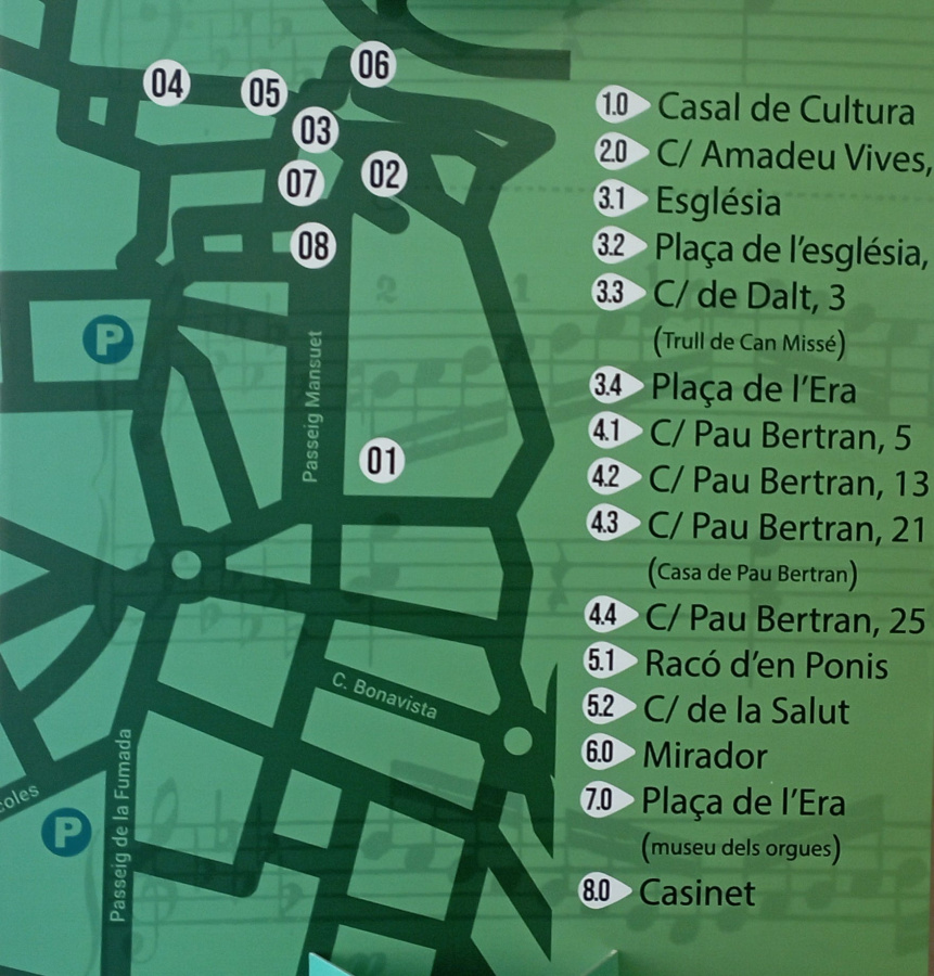 Mapa ruta Amadeu Vives