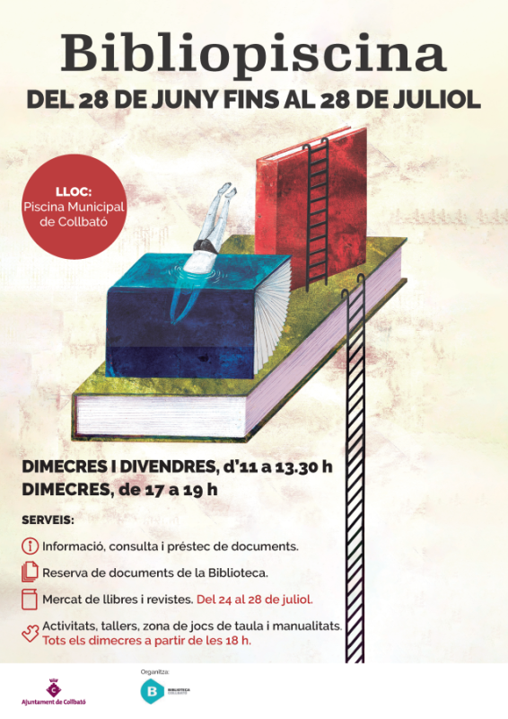 Cartell servei bibliopiscina