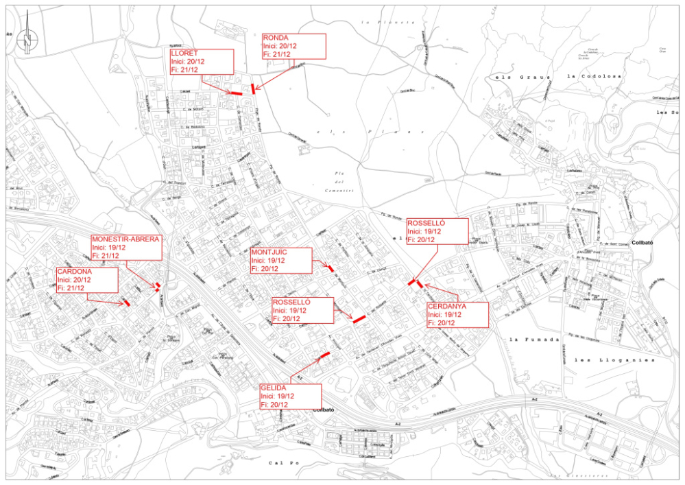 Mapa d’actuacions