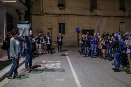 Presentació dels resultats del referèndum a Collbató
