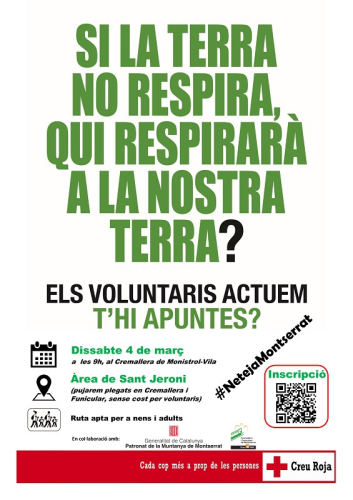 Cartell de la Neteja de Montserrat