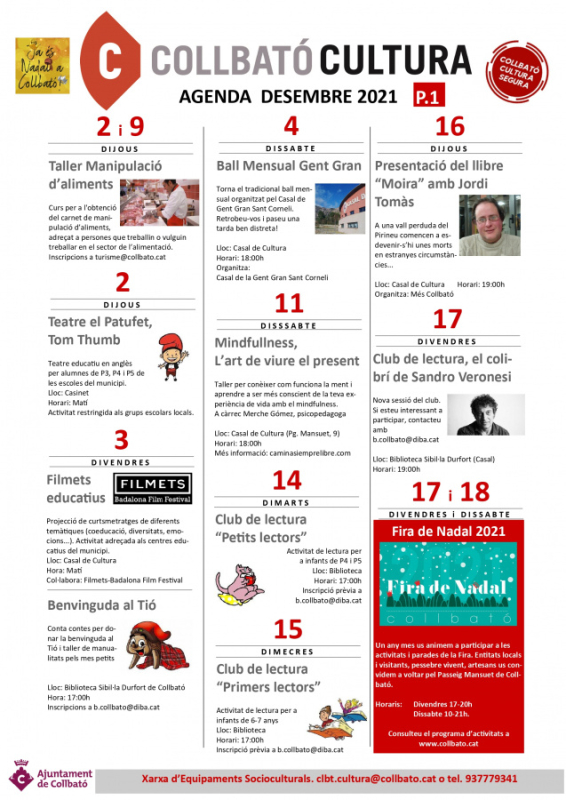 Agenda desembre 1/2