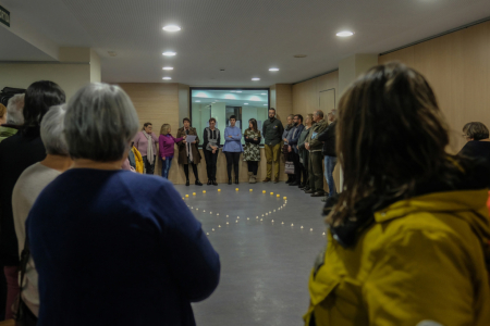 Commemoració del 25-N a Collbató