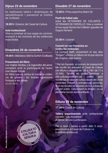 Actes 25N Collbató