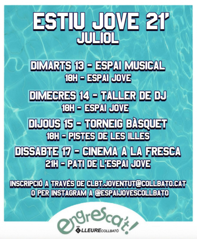 Segona setmana Estiu jove