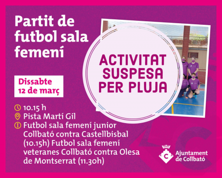 Suspesa activitat