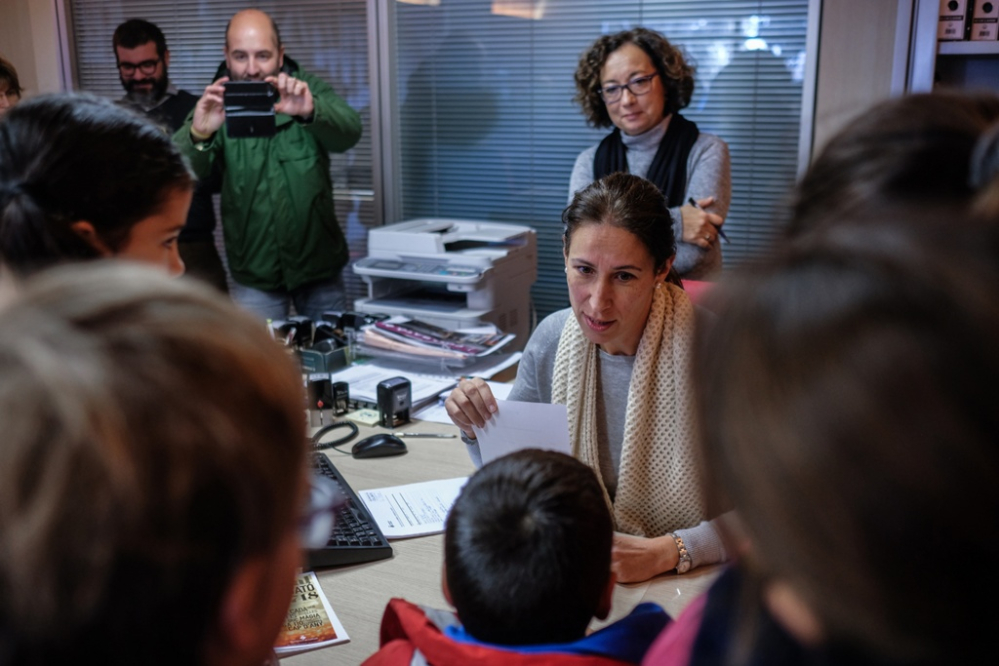 Presentació de la Cooperativa 5 Coves, de l'Escola La Salut