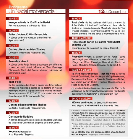 Actes Fira de Nadal