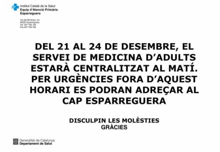 Horari Ambulatori 4
