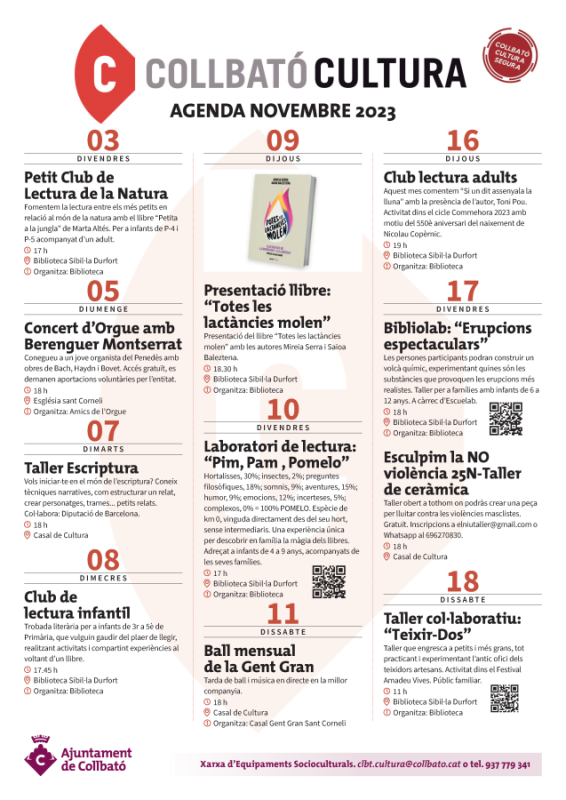 Agenda novembre 2023