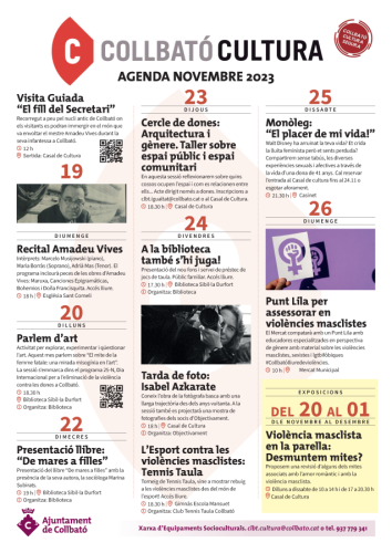 Agenda novembre 2023