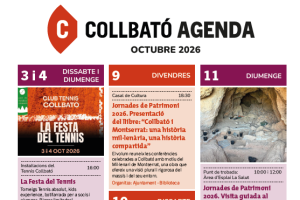 Agenda Collbató Octubre 2026