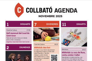 Agenda Collbató Novembre 2025