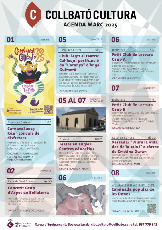 Agenda març de 2025
