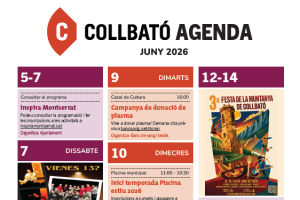 Agenda Collbató Juny 2026
