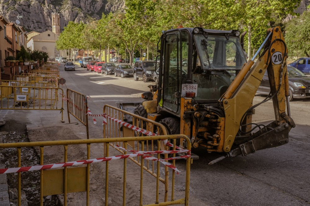 Obres al Passeig Mansuet