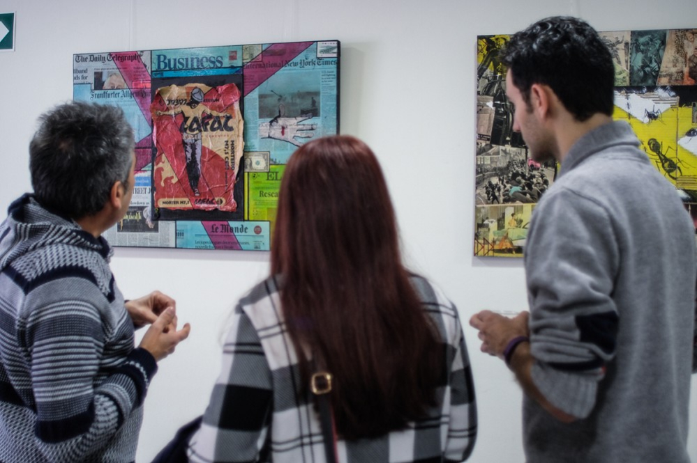 Inauguració de l'exposició de l'Alberto Orellana