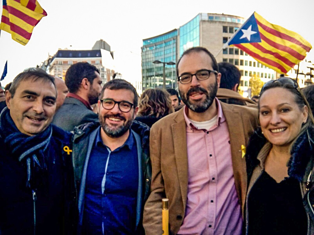 Collbató, a la concentració d'alcaldes a Brusel·les