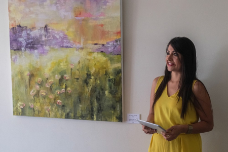 Inauguració de l'exposició de l'Anahi Galindo
