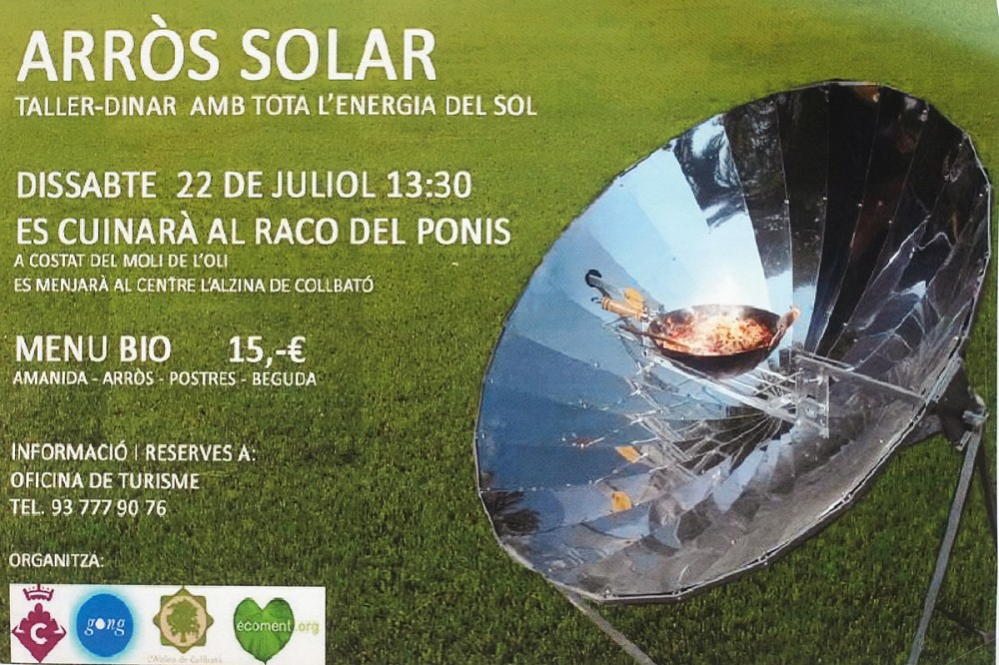 Cartell arròs solar