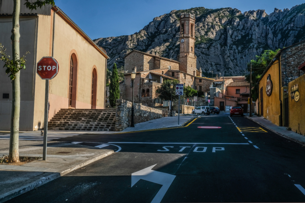 El tram superior del Passeig Mansuet, finalitzat