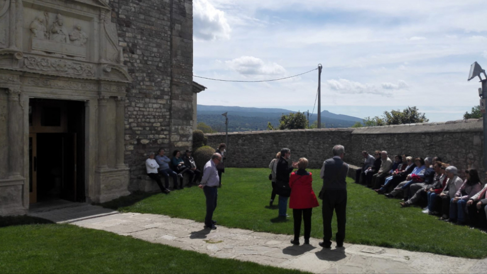 Visita al Santuari de la Mare de Déu de l'Ajuda, a Balenyà.