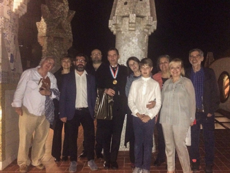Albert Blancafort rep la medalla d'or al Mèrit Europeu