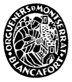 Logotip Blancafort Orgueners de Montserrat