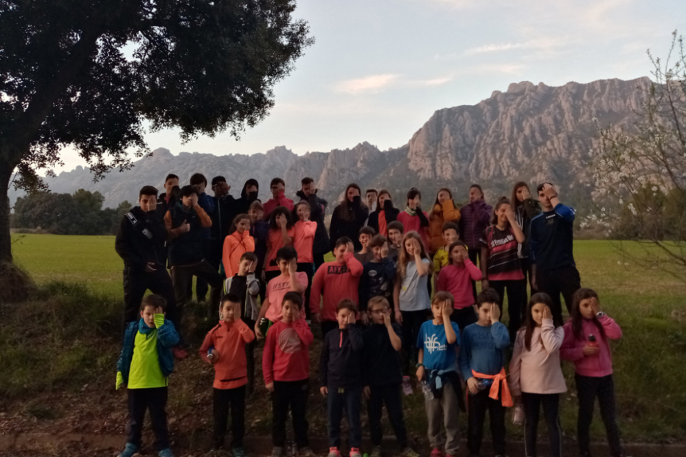 El Club Atletisme Collbató, amb la campanya #ThoEstasPerdent