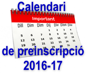 Preinscripció escolar 16-17