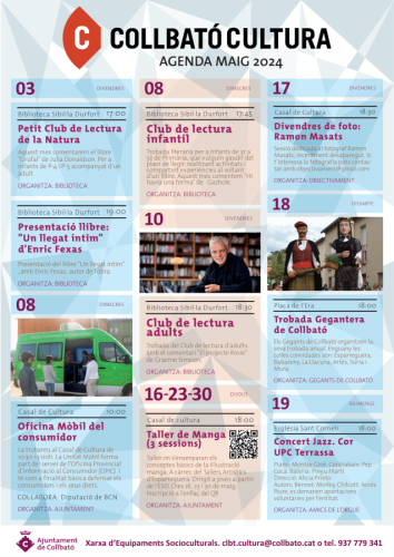 Calendari Maig