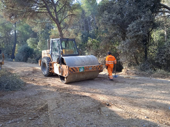 Actuació de millora de camins