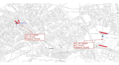 Mapa afectació mobilitat