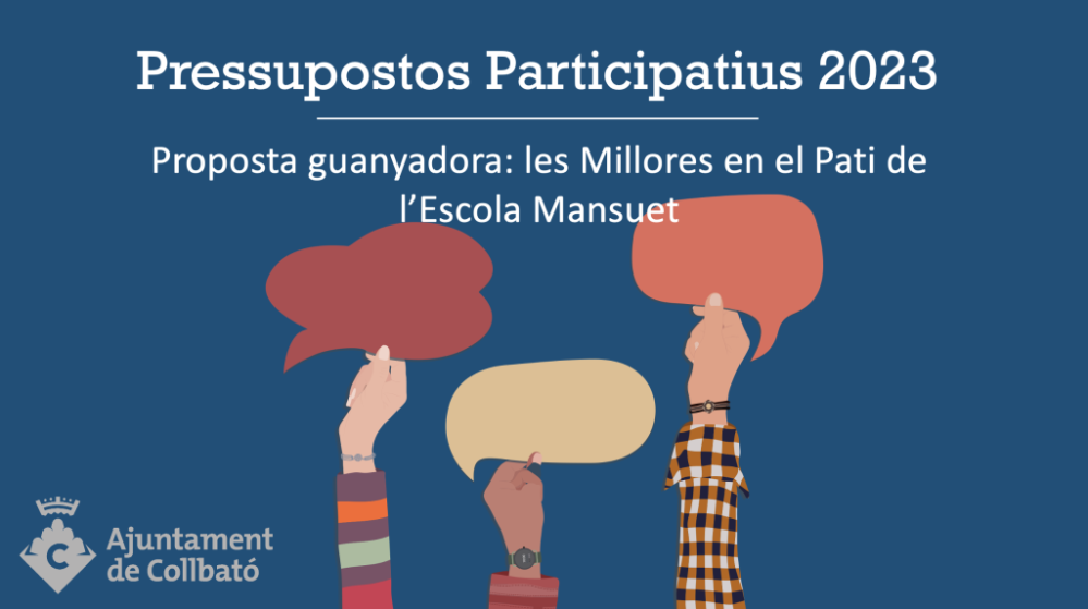 Presentació proposta guanyadora Pressupostos Participatius 2023
