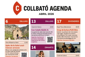 Agenda Collbató Abril 2026