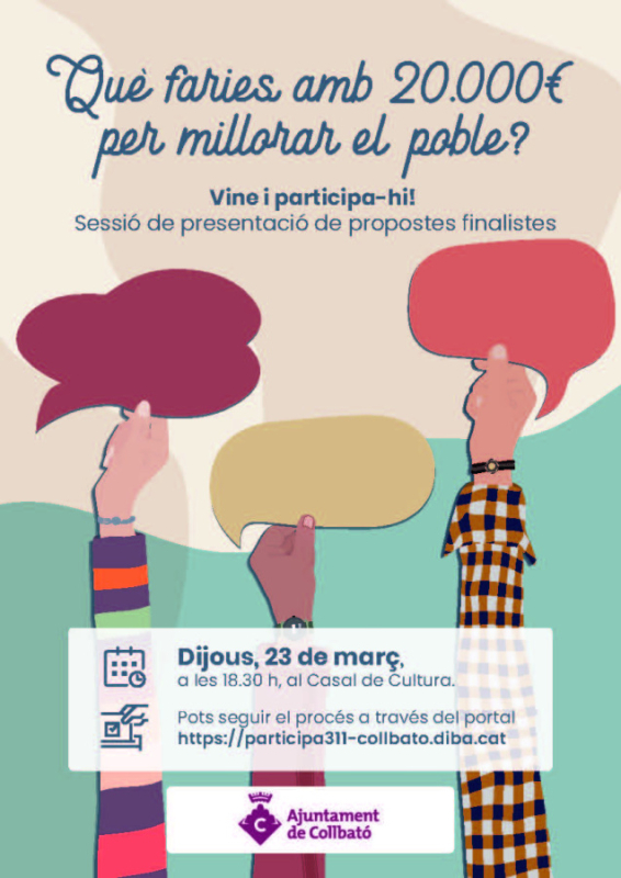 Presentació propostes Pressupostos Participatius