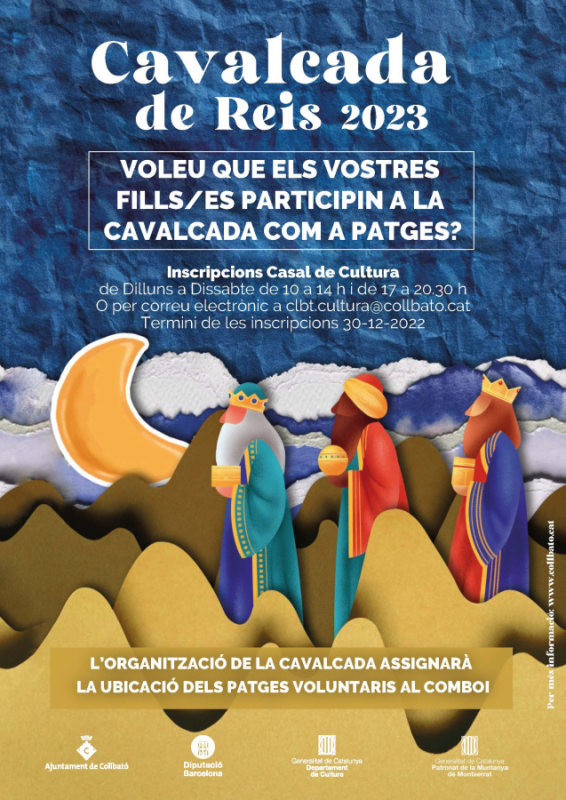 Crida de patges cavalcada 2023