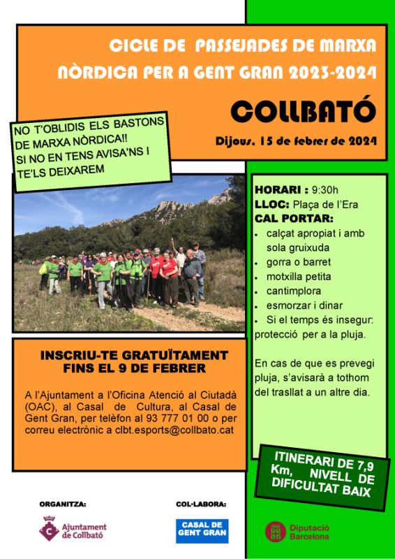 Cartell activitat marxa nòrdica