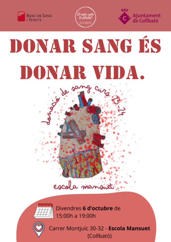 Cartell jornada donació de sang