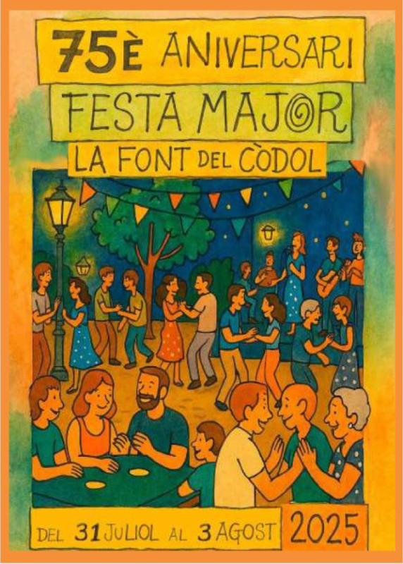 Cartell Festa Major de la Font del Còdol 2025