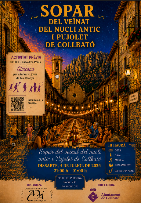 Cartell Festa Major Nucli Antic i el Pujolet