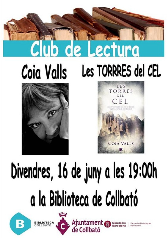 Cartell del Club de Lectura de "Les Torres del Cel"
