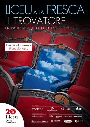 Cartell de l'edició d'enguany del Liceu a la Fresca
