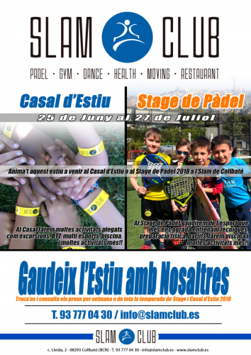 Activitats d'estiu a l'Slam Club