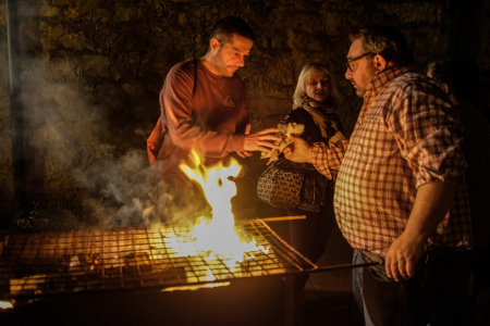 Castanyada a Collbató