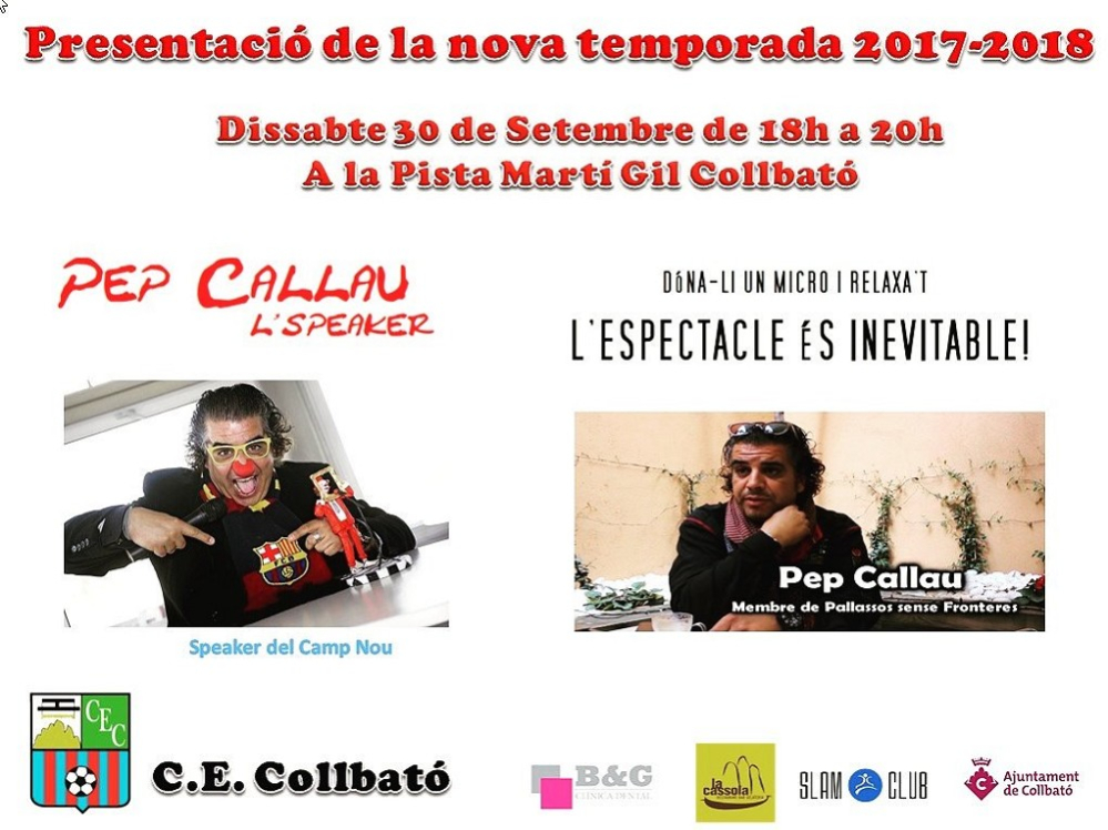 Presentació de la temporada 2017-18 del CECollbató