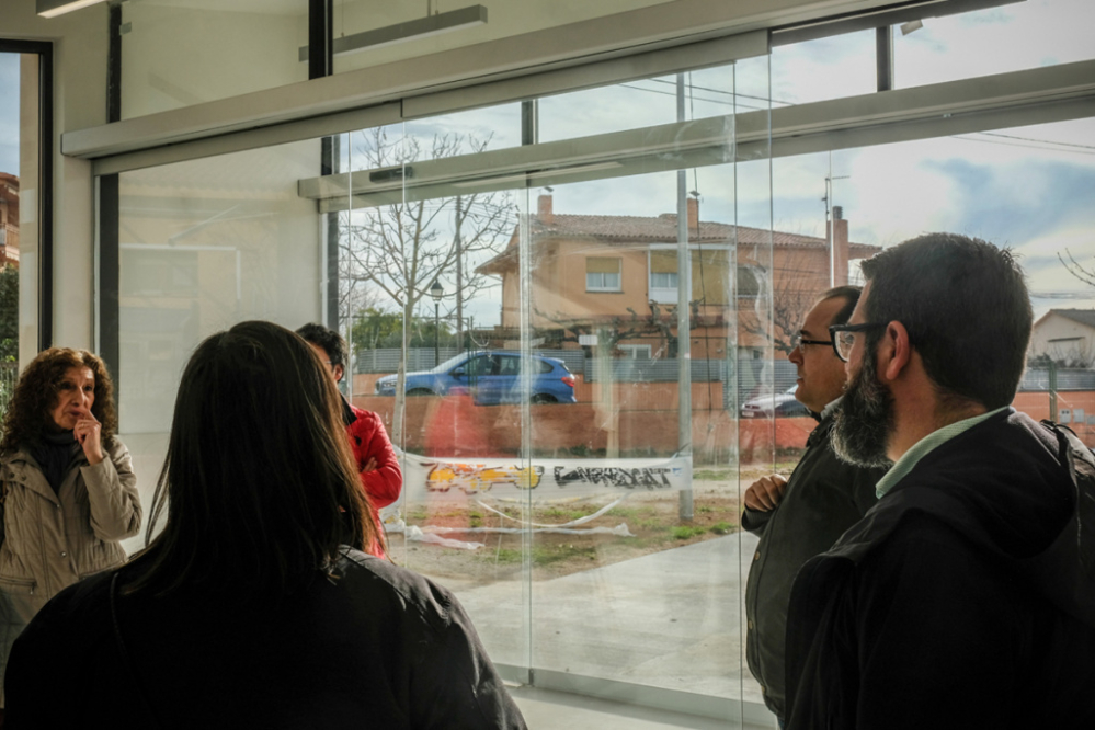 Visita d'obra al nou centre de salut