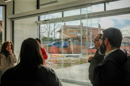 Visita d'obra al nou centre de salut